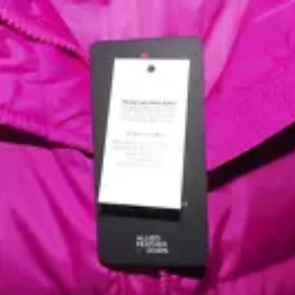 Women's MP Petite Lands' End 600 Pink Down Coat Puffer HyperDRY Verbena - Picture 7 of 9